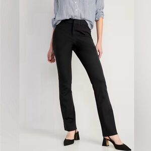 Old Navy Black High-Rise Pixie Flare Pants Size 6